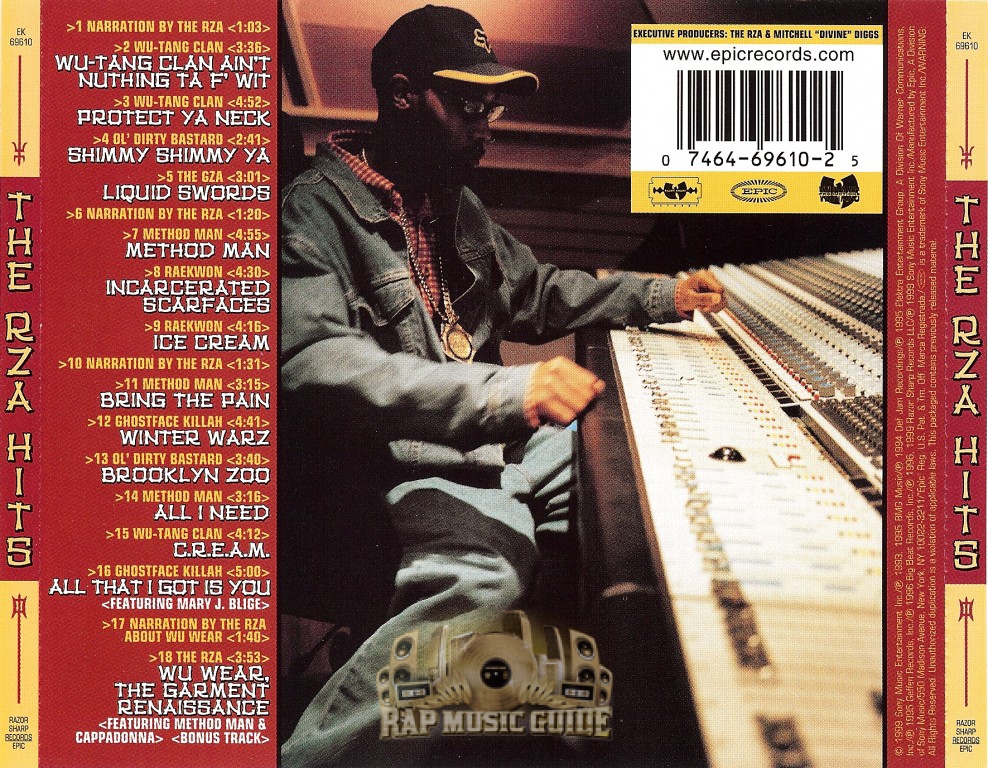 RZA The RZA Hits CD Rap Music Guide